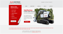 Desktop Screenshot of kanddequipment.net