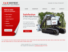 Tablet Screenshot of kanddequipment.net
